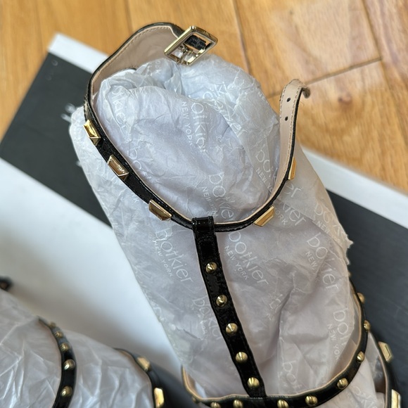 Black Studded Women's Shoes - Picture 4 of 4